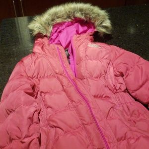 The North Face Fur-Trimmed Hooded Puffer Coat